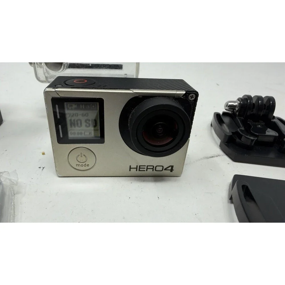 GoPro HERO4 Silver Action Camera 4K Ultra HD Touch Screen Waterproof Tested